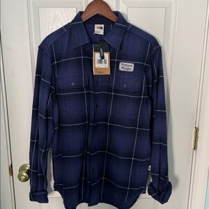 The North Face Flannel Summit Navy Shirt men’s size S